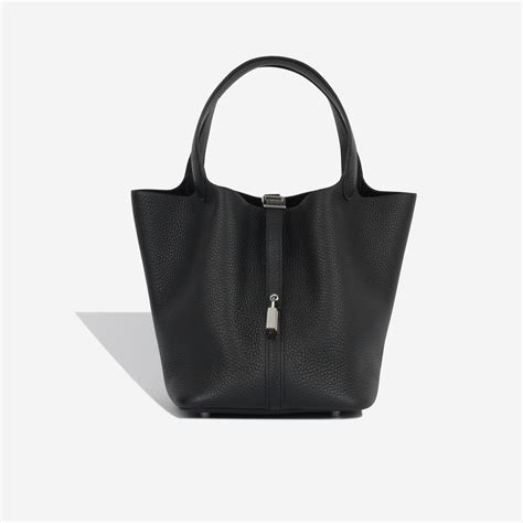 hermes picotin 22 noir|hermès picotin 22 price.